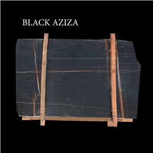 Black Aziza, Sahara Noir, Laurent Black Gold Slabs