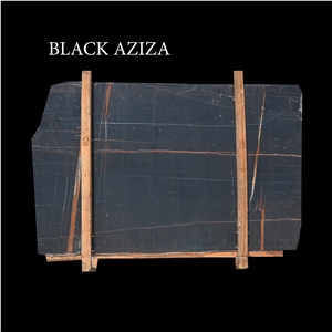 Black Aziza, Sahara Noir, Laurent Black Gold Slabs