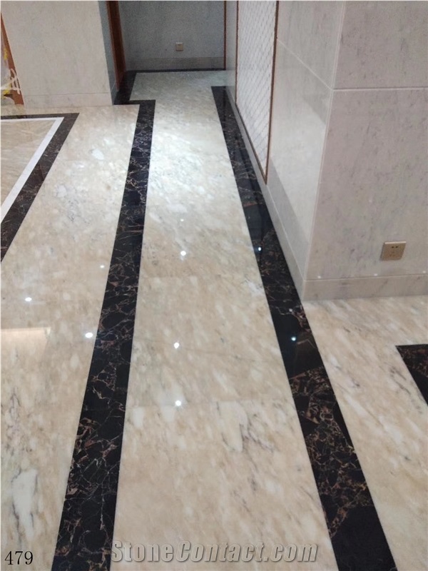 Afyon Yellow Miele Giallo Honey Marble Slab Stone