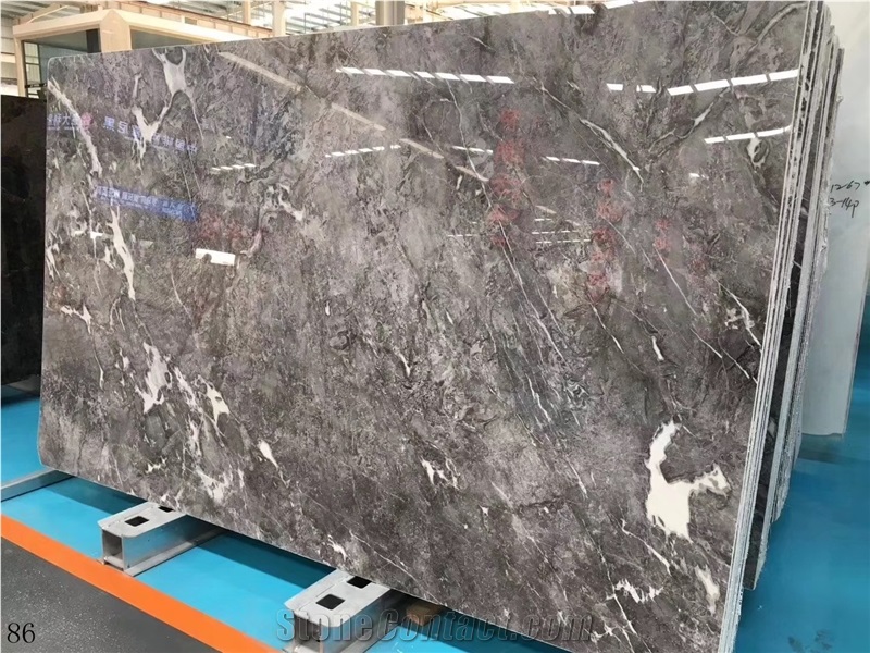 Agios Kirilos Marble Creta Grey Stone Slab Floor