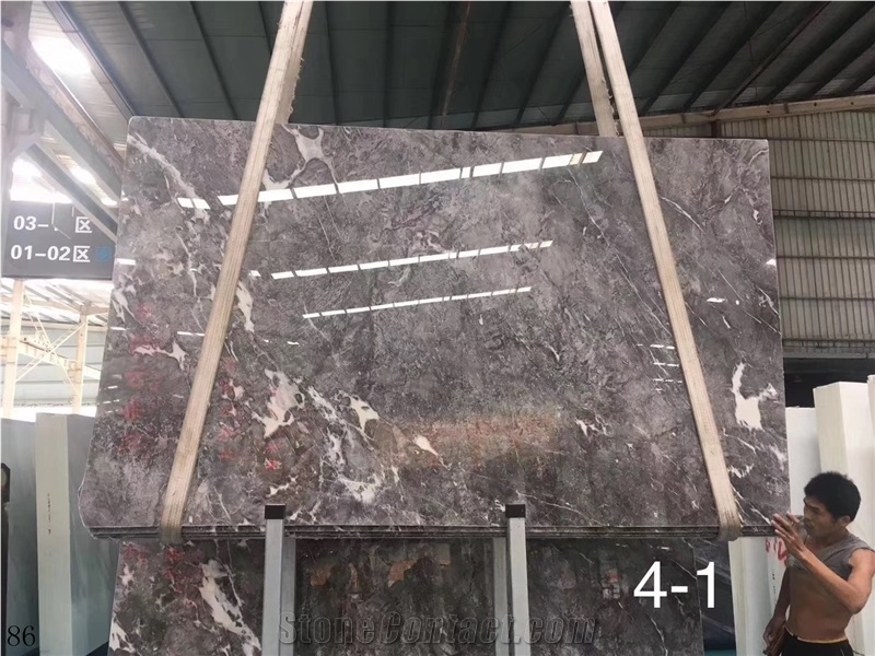 Agios Kirilos Marble Creta Grey Stone Slab Floor