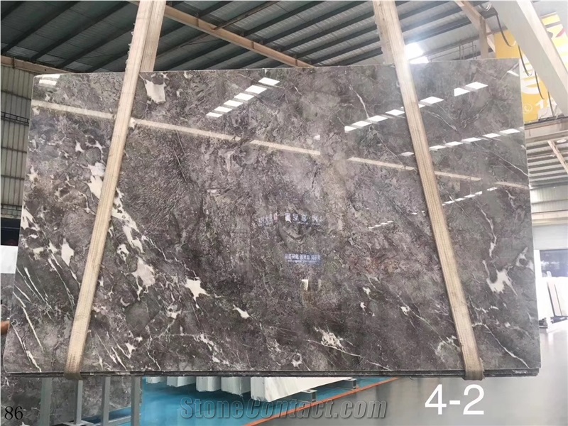 Agios Kirilos Marble Creta Grey Stone Slab Floor