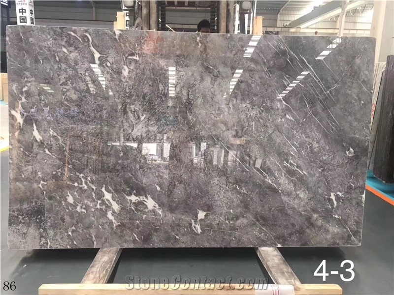 Agios Kirilos Marble Creta Grey Stone Slab Floor