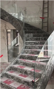 Aliveri Marble Greek Grey Fox Stone Slab Walling