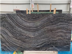 Ancient Wood Grain Marble Zebra Black Wood Vein