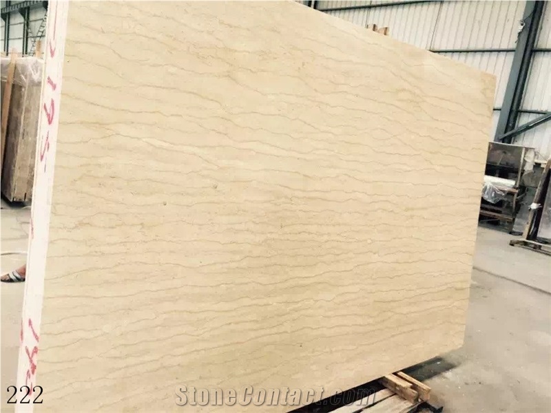 Asia Beige Golden Beji Cream Marble Slab Wall Tile