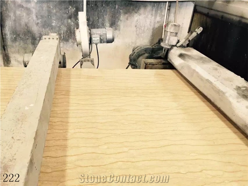 Asia Beige Golden Beji Cream Marble Slab Wall Tile