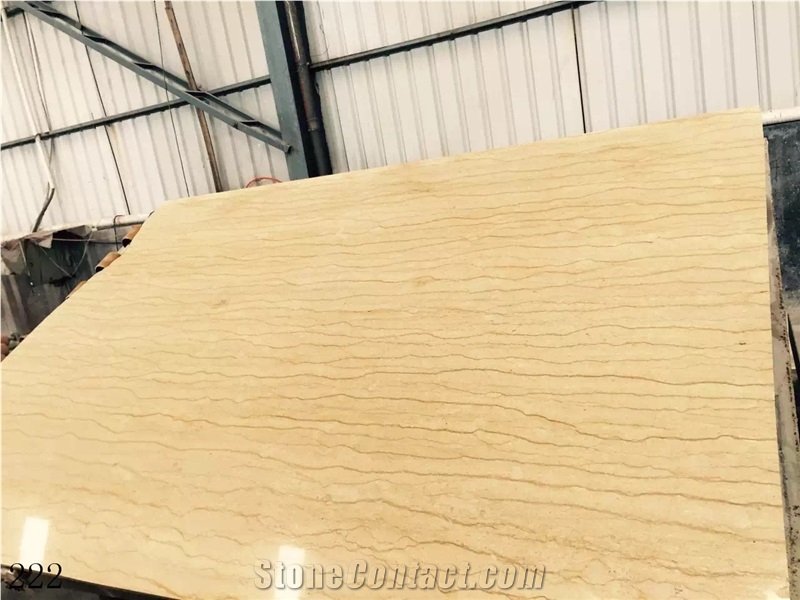 Asia Beige Golden Beji Cream Marble Slab Wall Tile