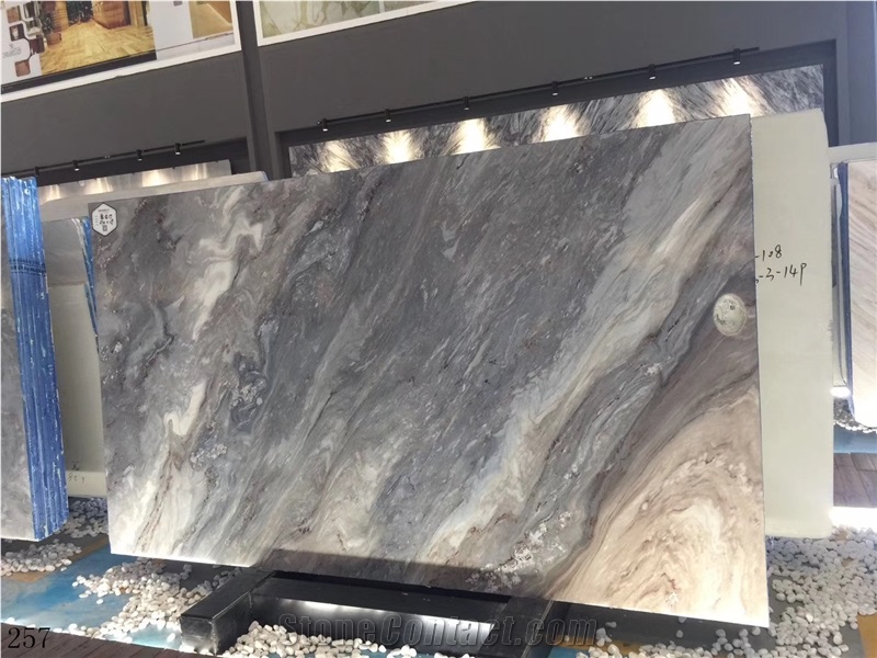 Azul Guerra Ruivina Blue Marble Slab