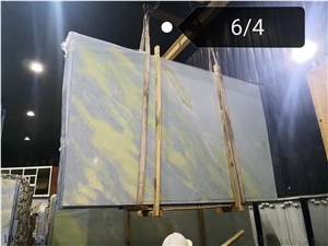 Azul Lagoa Pardais Magic Blue Escuro Marble Slab