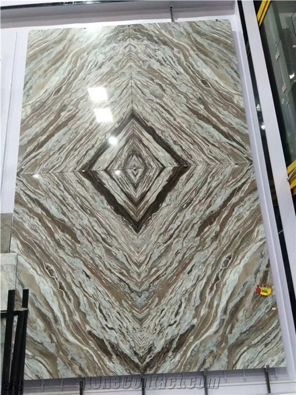 Baisha Gold Marble Brown Fantasy Quartzite Cadbury