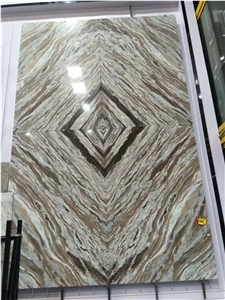 Baisha Gold Marble Brown Fantasy Quartzite Cadbury