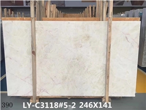 Baja Maya White Onyx Slab Wall Cladding Tile Floor