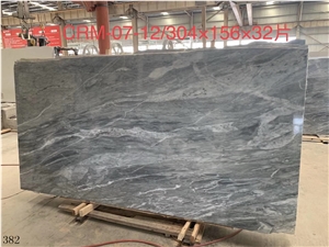 Italy Bardiglio Vagli Marble Cloudy Grey White Polished Slab Italy Bardiglio Vagli Marble Cloudy Grey White Polished Slab