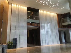 Bianco Lasa Striato Nai Gauss Wood White Marble