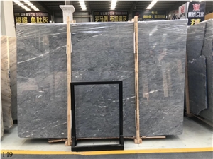Blue Savoy Grey Marble Savoian Cendre Stone Slab