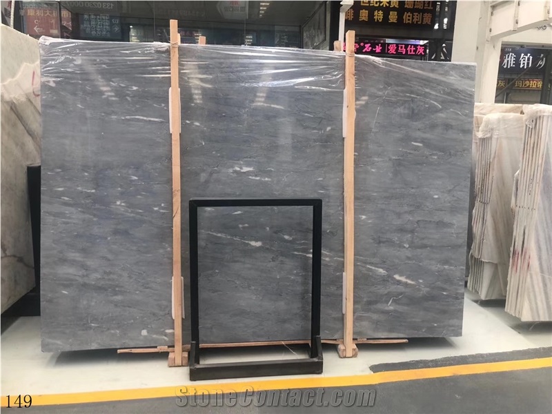 Blue Savoy Grey Marble Savoian Cendre Stone Slab