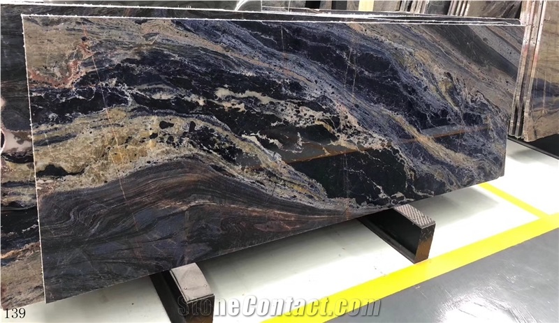 Brazil Blue Sodalita Pedra Granite Slab in China