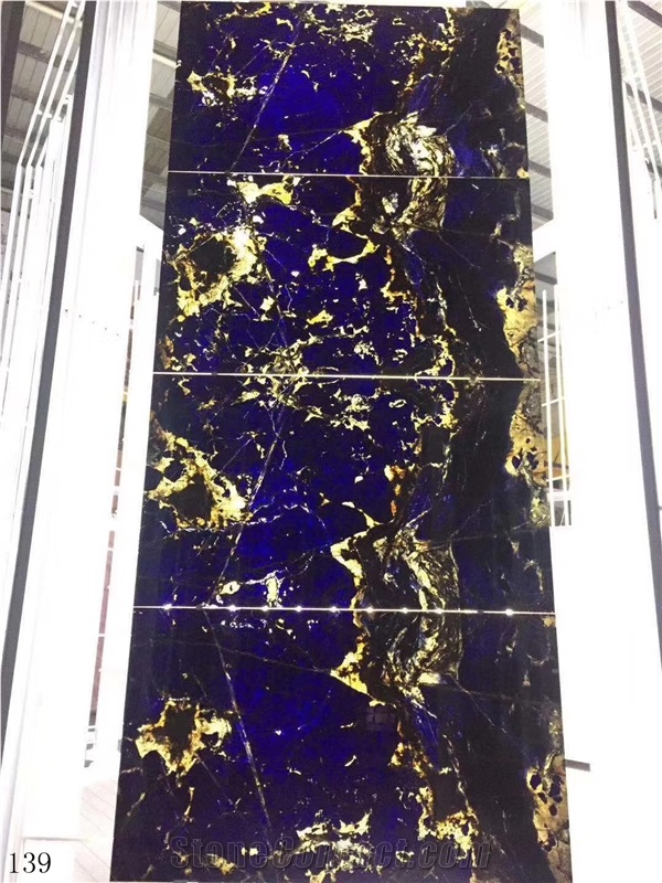Brazil Blue Sodalita Pedra Granite Slab in China