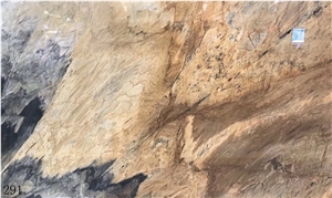 Brazil Jacaranda Oro Giallo Gold Quartzite Polished Slab