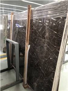 China Brown Gold Marble Imperial Royal Slab Tile
