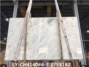 China Cloudy White Cloud Jade Marble Slab Wall