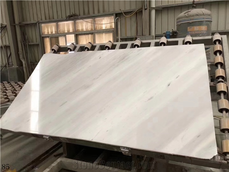 China Equator Marble Starsha White Slab Wall Use