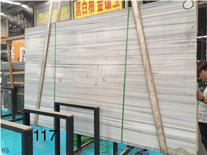 China Equator Marble Starsha White Slab Wall Use