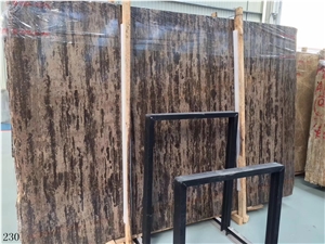 China Gold Coast Marble King Gold Stone Slab Tile