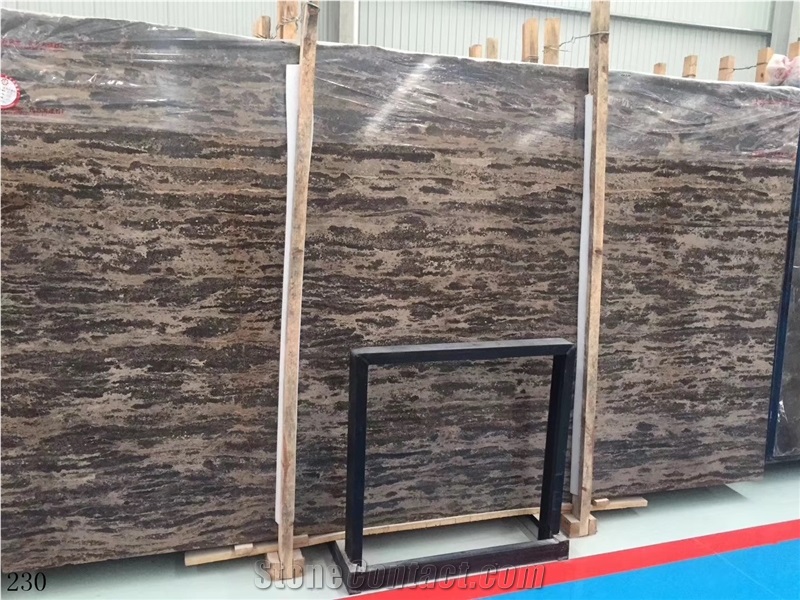 China Gold Coast Marble King Gold Stone Slab Tile