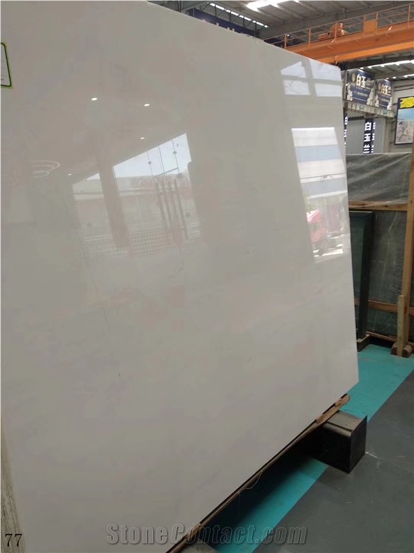 China Han White Marble Hanbaiyu Crystle Jade Slab