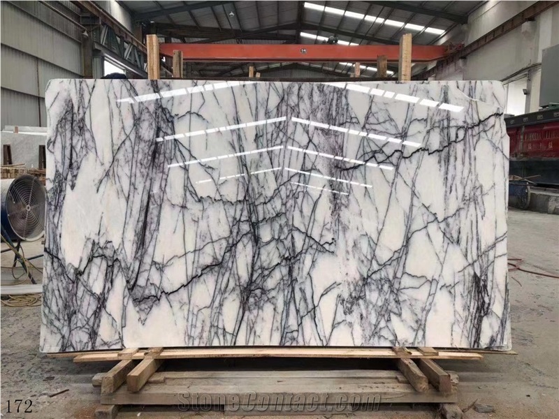 Incense Plum Marble Chanel Lilac Stone Polished Slab