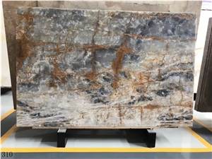 Cielo Del Sahara Blue Onyx Onice Slab in China