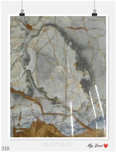 Cielo Del Sahara Blue Onyx Onice Slab in China
