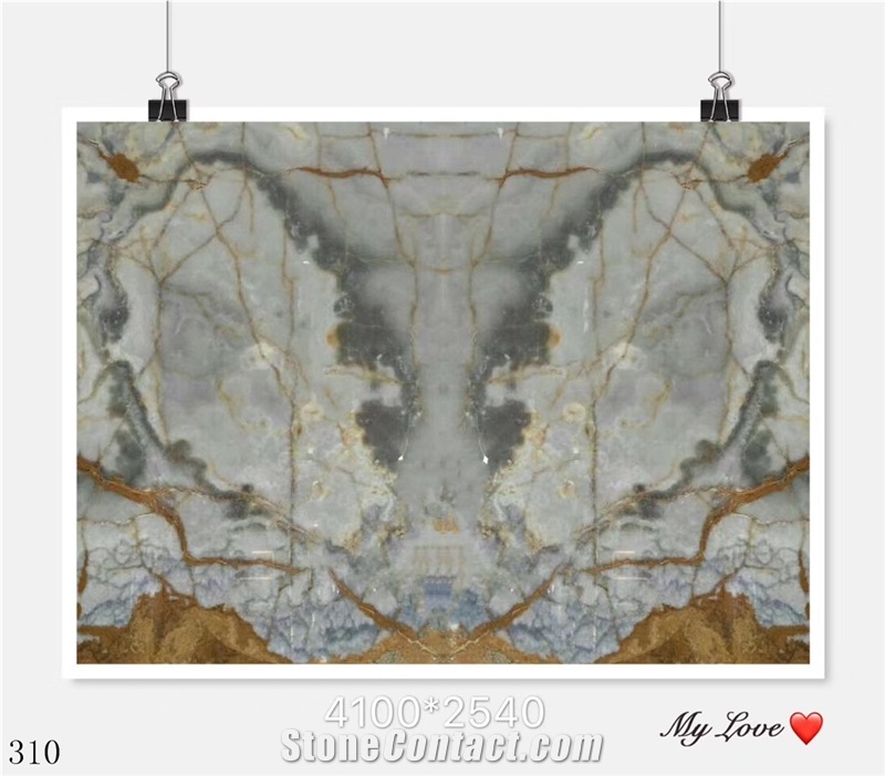 Cielo Del Sahara Blue Onyx Onice Slab in China