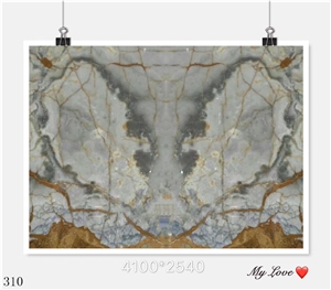 Cielo Del Sahara Blue Onyx Onice Slab in China