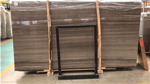 Coffee Wood Marble Slabs China Stone Wall Tiles