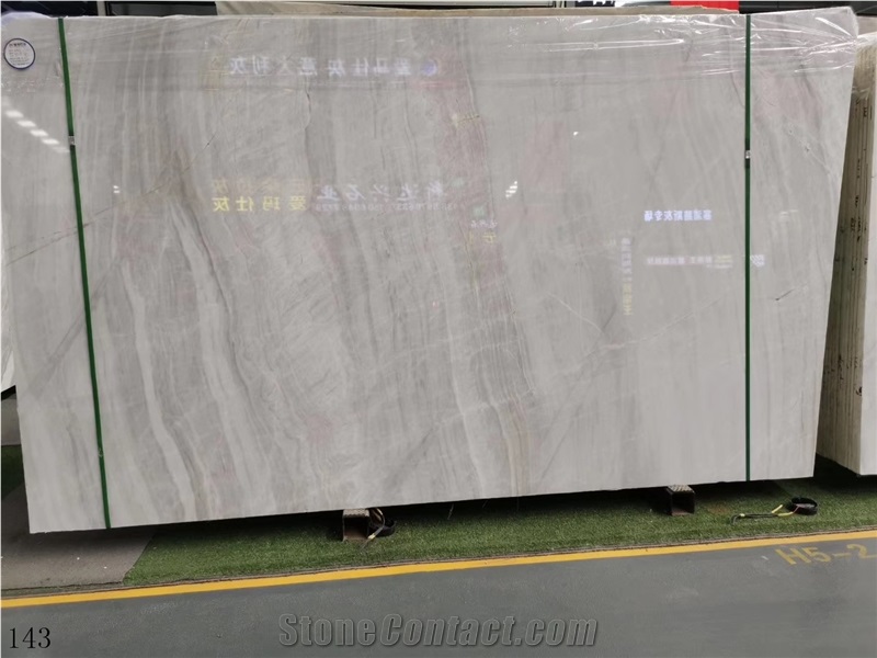 Cristallina Ash Colored Nikisiani White Marble