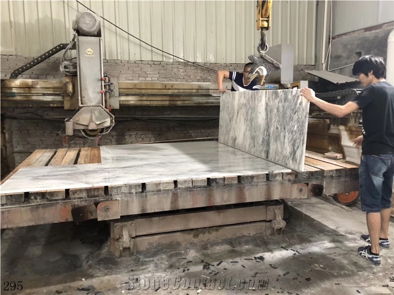 Crystal Onyx Surreal Cass White Grey Onyx Slab
