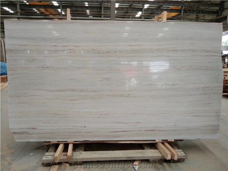 Crystal Wood Vein Marble Stone Slabs Floor Tiles