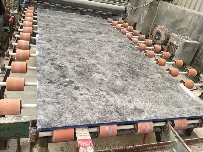 Dora Cloud Grey Marble Silver Spider Dora Ash Slab