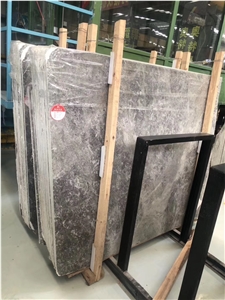 Dora Cloud Grey Marble Silver Spider Dora Ash Slab