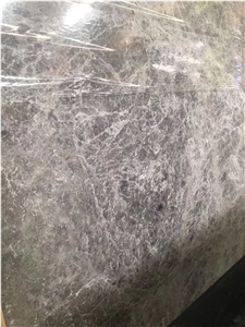 Dora Cloud Grey Marble Silver Spider Dora Ash Slab