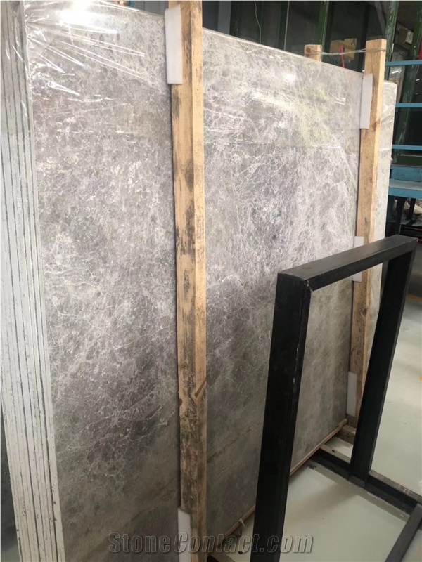 Dora Cloud Grey Marble Silver Spider Dora Ash Slab