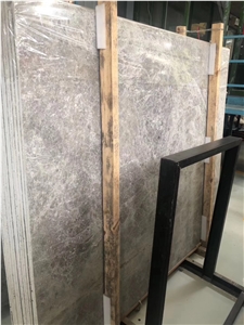 Dora Cloud Grey Marble Silver Spider Dora Ash Slab