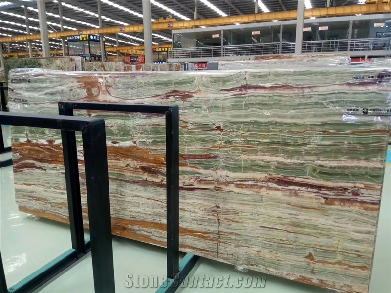 Emerald Metis Amare Onyx Verde Smeralda Slab Tile