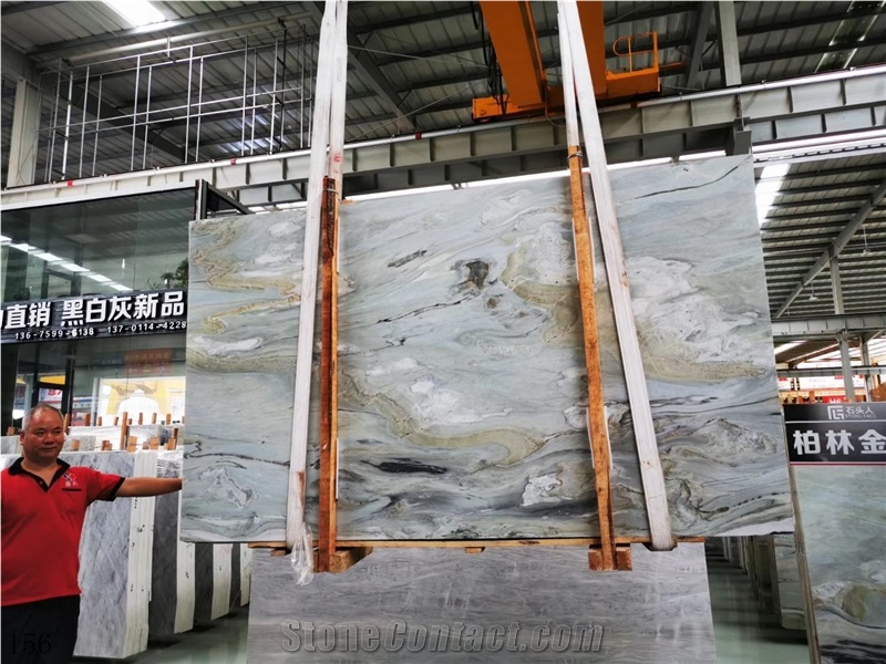Fantasy Sand Marble China Palissandro Slab Tile
