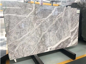Fior Di Pesco Classico Breccia Grey Marble Polished Big Slab