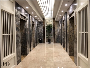 Forest Gray Marble Tiger Skin Gray Ash Slab Floor