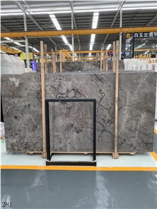 French Vanilla Grey Slab Puti Gray Ash Marble Tile